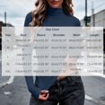 thumbnail image 5 of Diufon Womens Turtleneck Tops Long Sleeve Slim Fitted Soft Brushed Thermal Shirts Stretchy Going Out Layering Clothes, 5 of 9