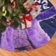 thumbnail image 2 of Falda para árbol de Navidad TA-Yi-Or, suave y divertida, collar para árbol de Navidad, decoración navideña de estilo rústico, 48", 2 of 4