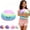 Macaron, variant on Giant Dumpling Stress Ball for Adults, 4/6/10 Inch Jumbo Squeeze Decompression Dough, Anxiety Relief Fidget Tool