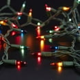 thumbnail image 3 of 100-Count 20.62 Feet Outdoor Party Lights - Multicolor Incandescent String Lights | Festive Plug-In Decor for Christmas Holiday Celebrations, 3 of 7