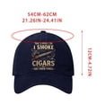 thumbnail image 3 of Sombrero Gorra de béisbol ajustable para hombre y mujer,clásica,de perfil bajo y sin estructura,con diseño de color liso lavado (azul marino,1 pieza). Rkxzt, 3 of 9