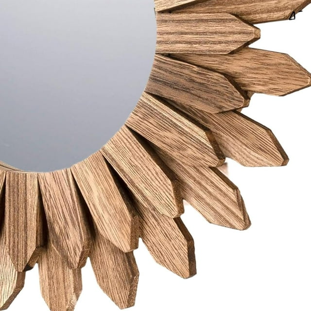 Miroir Mural Miroir Cosmétique Miroir de Maquillage Rond pour Salon Maison, 30cm, 43cm