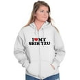 thumbnail image 5 of Love My Shih Tzu Dog Owner Funny Pet Zip Hoodie Sweatshirt Women Brisco Brands X, 5 of 6