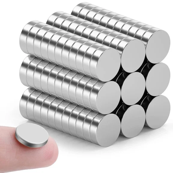 Findmag 100 Pcs Small Magnets, Rare Earth Magnets, 10X2Mm Mini Magnets, Neody...