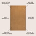thumbnail image 6 of JONATHAN Y CocoHarbor Greet 5 x 8 Mat, Peater Classic Casual Commerical Natural Coir - Light Brown, CHG100A-5, 6 of 6