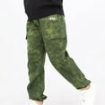 thumbnail image 4 of Mikilon Boys Outdoor Cargo Pants Size 8-13 Years Elastic Waist Baggy Pants Comfortable Baggy Pants with Pockets, 4 of 4
