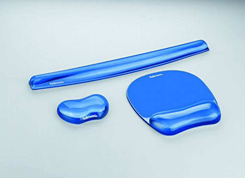 Fellowes 9114120 Gel Crystal Mousepad/Wrist Rest, Blue (91141) - image 3 of 4