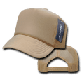 thumbnail image 2 of DECKY TRUCKER PLAIN SOLID SNAPBACK HAT HATS CAP CAP For Men Women Khaki, 2 of 2