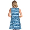 thumbnail image 2 of Bixox Shell Print Women's Sleeveless A-Line Dress with Pockets, Casual Knee-Length Tank Dress for Summer-3X-Large, 2 of 7