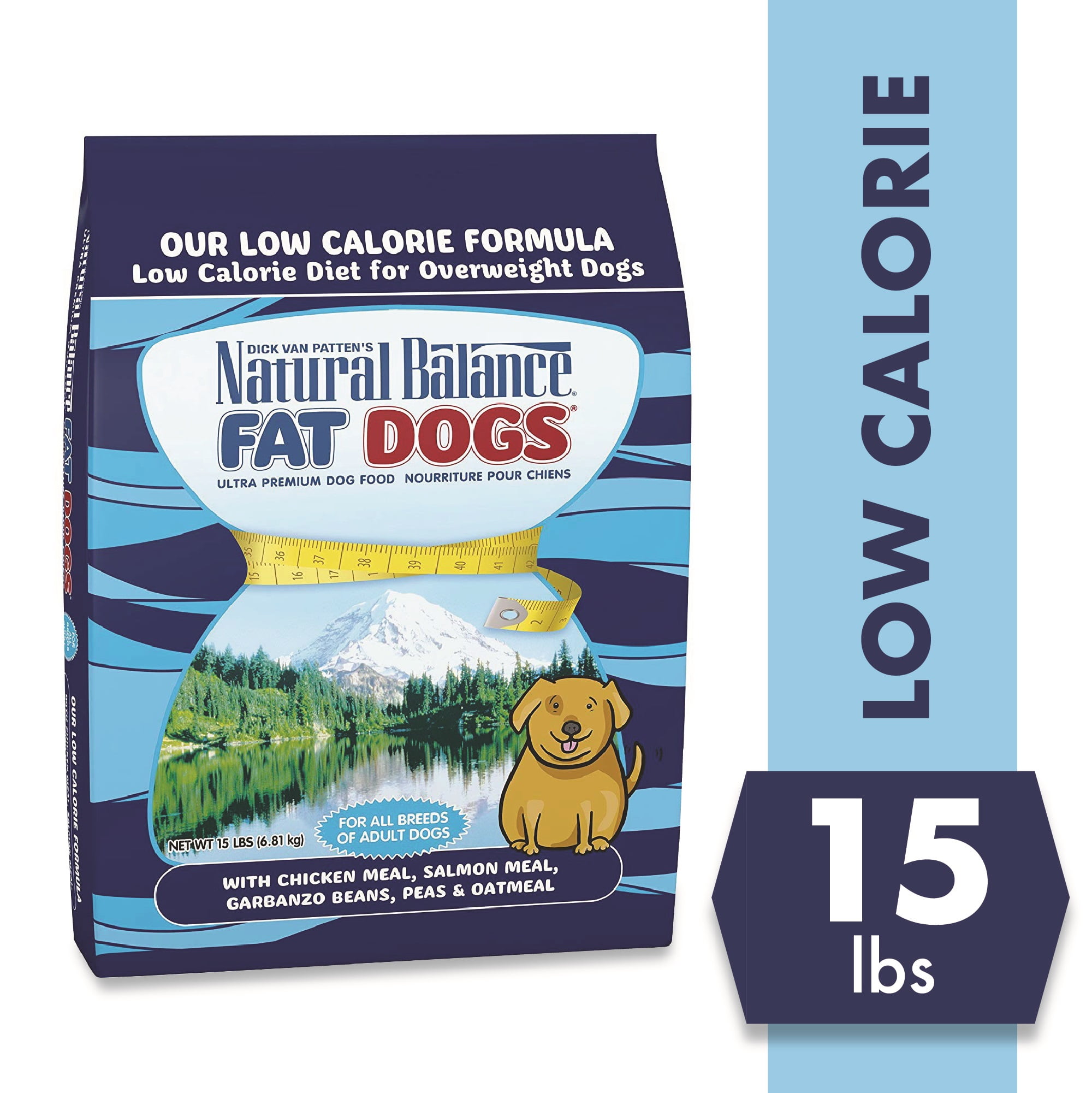 Natural Balance Fat Dogs Chicken & Salmon Formula Low Calorie Dry Dog