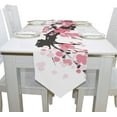 thumbnail image 4 of ColourLife Table Runner Cherry Tree Drawing Washable Table Cloth Runner for Holiday Home Wedding Table Top Decoration 13x70 Inches, 4 of 5