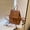Brown, variant on New Artistic Brown Drawstring Mini Backpack Women's Versatile Retro Single Shoulder Bag