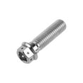 thumbnail image 5 of Wanyifa Titanium Flange Hex Head Bolt M10 20 25 30 35 40 45 50 55 60 65 70 75 80 85 90mm Screws,M10x40mm Pitch 1.25mm,Silver,4 Pcs, 5 of 6
