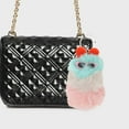 thumbnail image 2 of Unique Bargains 1 Pc Fashion Cute Caterpillar Handbag Charm Bag Accessories Green Pink, 2 of 5