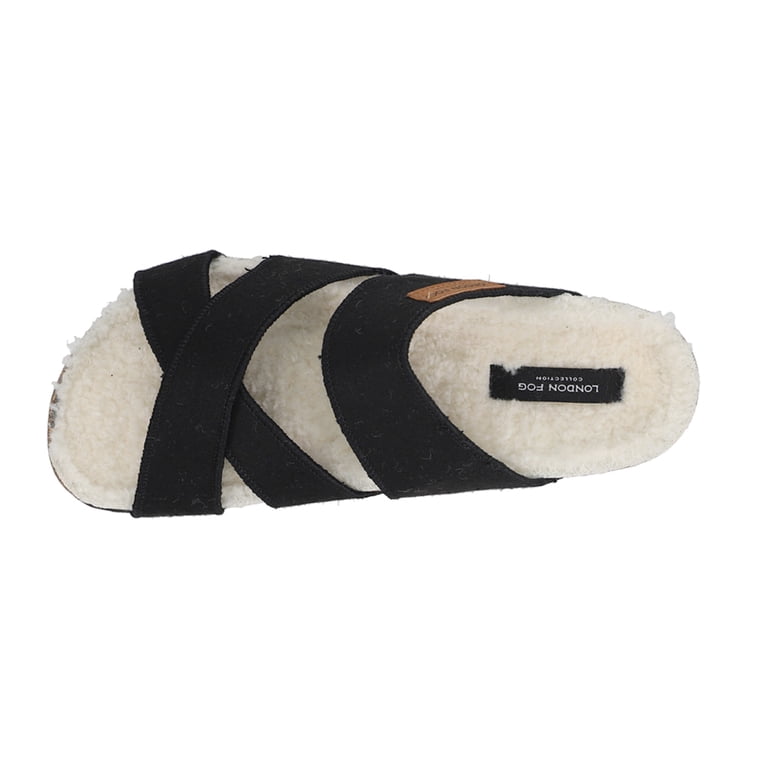 London Fog Mens Lfm Joe Footbed Slide Casual Shoes - Walmart.com display picture 2