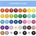 thumbnail image 3 of SURJDE Permanent Vinyl for Cricut 40 Packs 12in x 12in Adhesive Vinyl Sheets, 38 Assorted Colors for Signs, Scrapbooking, Car Decal, Craft Projects, Deco Sticker, 3 of 7