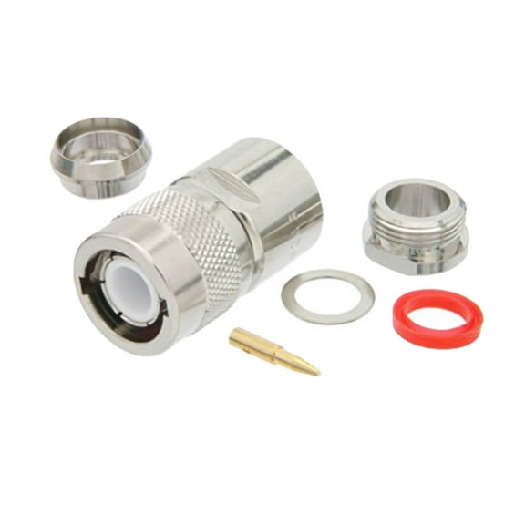 PE4243 Connector C Male Clamp/Solder Attachment for RG213, RG214, RG8, RG9, RG11, RG225, RG393, RG144, RG216, RG215