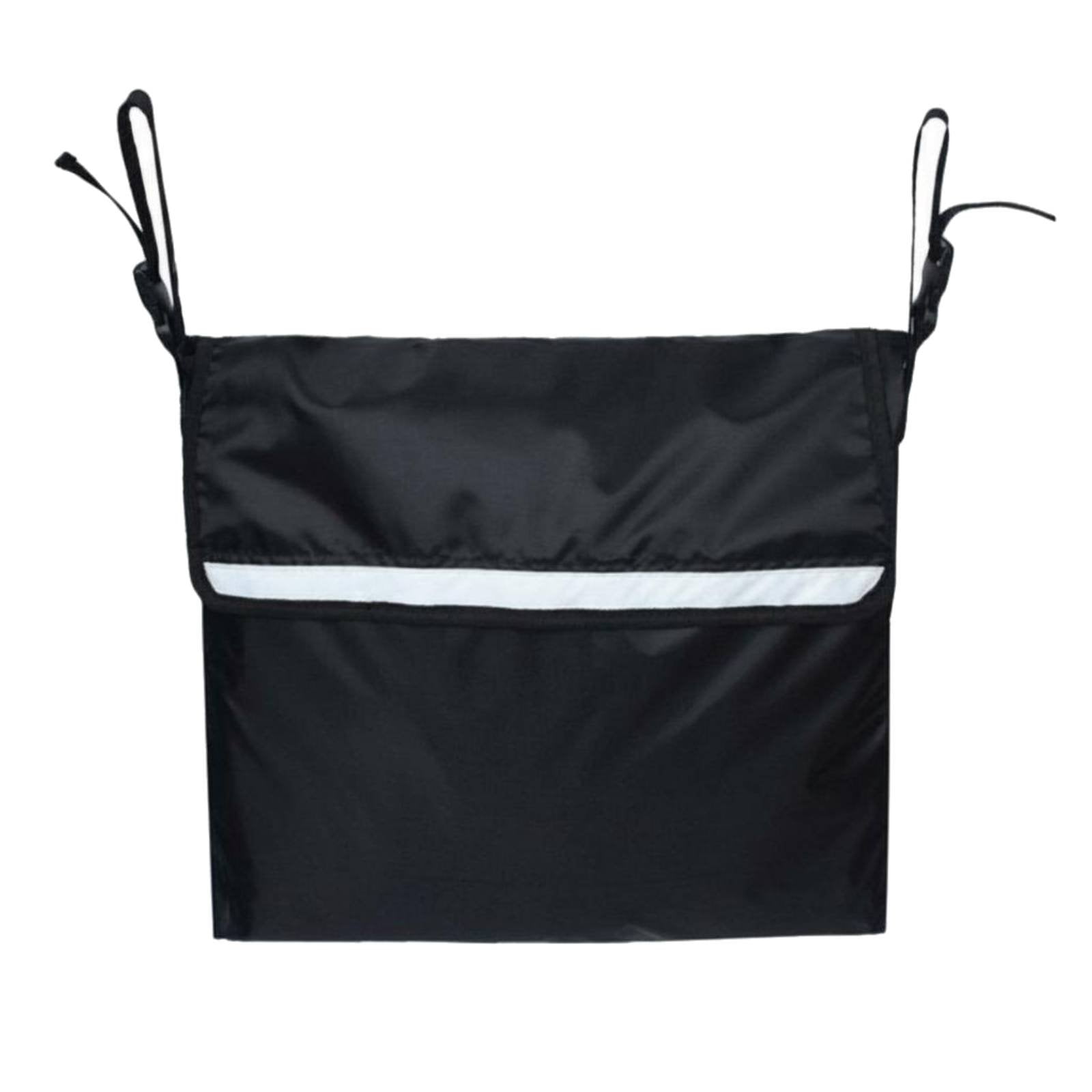 MERIGLARE Mobility Aid Storage Bag Walker Organizer Hanging Pouch Durable Polyester with Reflective Strip for Seniors Patients Caregivers in Hospital Care