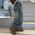 thumbnail image 4 of Tiijoy Boys Loose Fit Pull On Jeans Casual Straight Leg Denim Pants for Kids, Sizes 4-5, 4 of 8