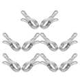 thumbnail image 1 of Luxshiny 10Ud Pinzas De Acero Inoxidable Para Colgar Ropa Resistentes Y Duraderas Con Sujeción Firme Color Plata, 1 of 6