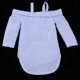 thumbnail image 3 of Camisa de Hombros Desnudos Zulema para Blythe Azul, 3 of 8