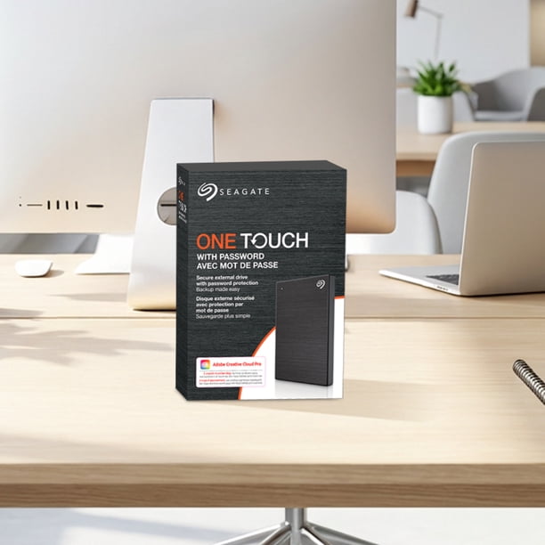 Seagate One Touch 2TB External Hard Drive with Password Protection