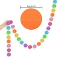 thumbnail image 6 of 6 pcs Round Paper Garland, 78ft Rainbow Circle Dots Paper Garland for Christmas, Wedding, Baby Shower and Party, 6 of 7