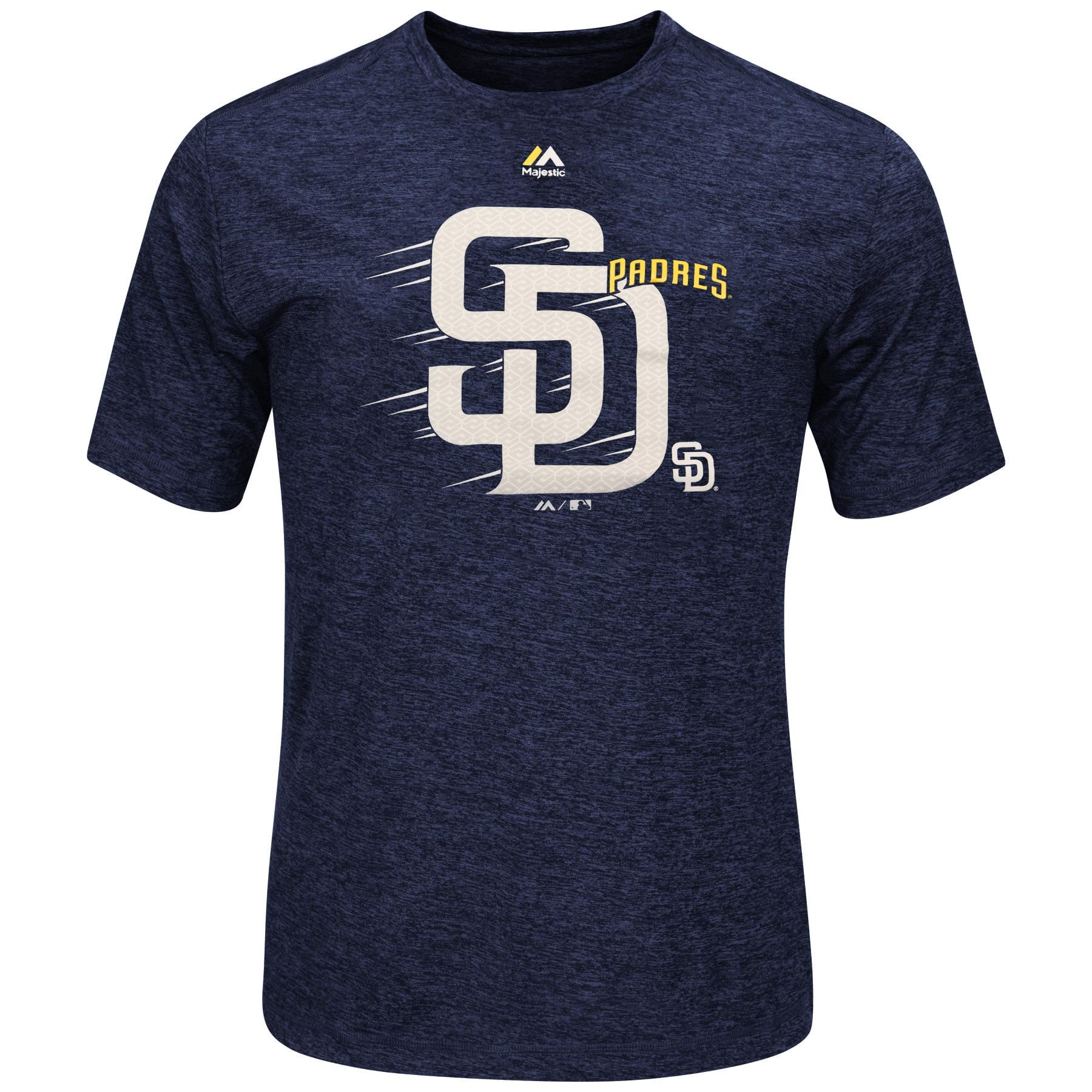 San Diego Padres Majestic MLB "Far Beyond" Cool Base Heathered Men's T-Shirt by MAJESTIC LSG
