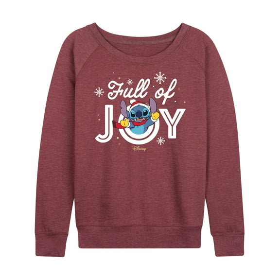 Lilo & Stitch - Full Of Joy - Women's Lightweight French Terry Long Sleeve Shirt