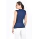 thumbnail image 3 of Blusa escote cruzado Roman Fashion /Juvenil, 10284 (Marino) azul marino G, 3 of 4
