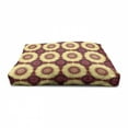 thumbnail image 3 of Purple Mandala Pet House, Pattern with Baroque Victorian Featured Old Fashion Effect Art, Outdoor & Indoor Portable Dog Kennel with Pillow and Cover, 5 Sizes, Maroon Yellow, by Ambesonne, 3 of 4