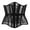 Z01-Black, variant on BYHONG Mesh Corset Waist Trainer for Women - Underbust Corset Lace Up - Waist Cincher Shapewear Corset Tops for Women White Corset Dress Women XXL
