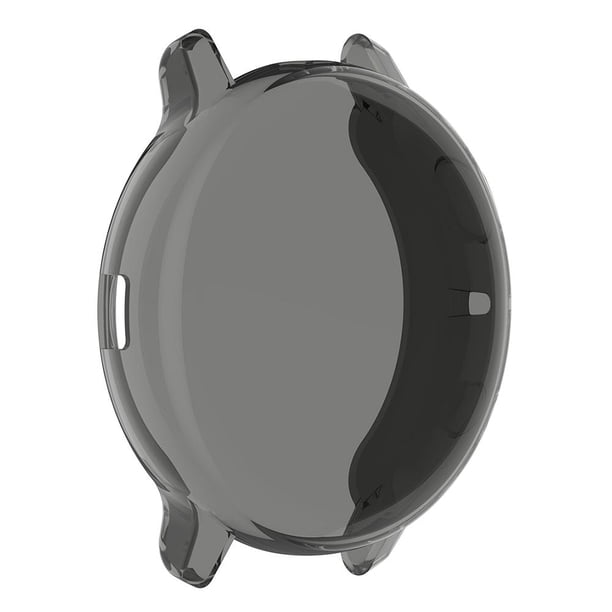 Carcasa de TPU para Samsung Galaxy Watch Active 2 44 mm R820 (negro transparente) Ehuebsd Para estrenar