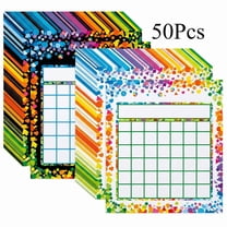 Student Report Chart 50 Pack Colorful Reward Incentive Charts, Classroom Teaching Home ...