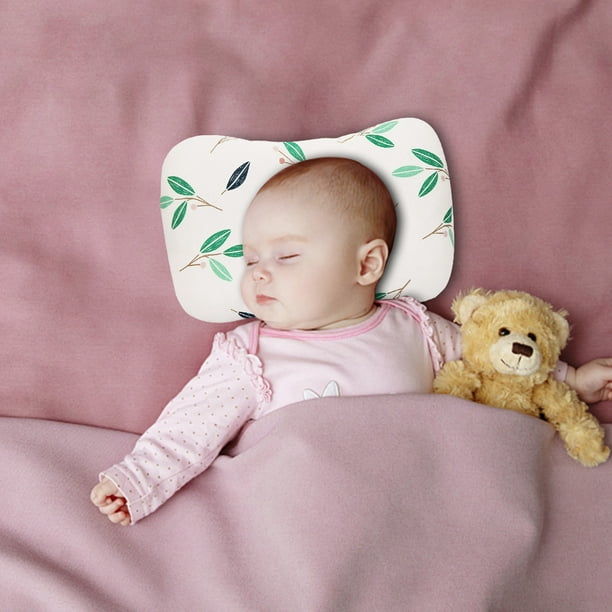 Almohada para bebe de cabeza plana almohada de algodon transpirable para bebe almohada para recien nacido almohada infantil tecnologia de vanguardia Bodega Aurrera en linea
