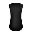 thumbnail image 6 of SAYFUT Lace Chiffon Sleeveless Shirt Tank Top Casual Blouse Womens Plus Size Sleeveless Tops Ladies Vest Slouchy Tank Tops S-3XL, Black/Pink/Purple/Blue, 6 of 7