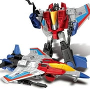 Alloy Deformation Car Robots | Starscream 7.4 Inch Action Figure | Manual Assemble Collectible Model | Limited Edition Desktop Decoration Gifts, Multicolor