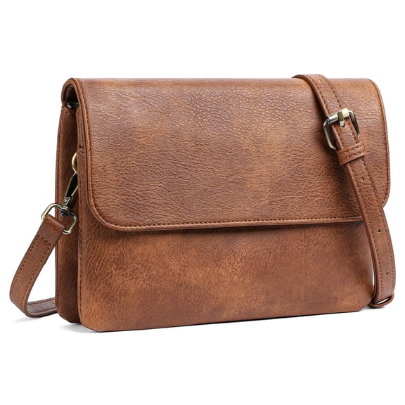 GAEKEAO Crossbody Bags for Women Genuine Leather Shoulder Handbags Small Cell Phone Purse with Credit Card Slots