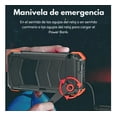 thumbnail image 3 of Mr. Gadgets Solar Blast Power Bank 20000 Mah Bateria Panel Solar De Carga Portatil Con Linterna, Manivela De Emergencia, Carga Inalambrica, Color Negro Con Rojo., 3 of 7