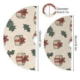 thumbnail image 5 of Yayeee Christmas Tree Skirt 47 inches for Xmas Tree Holiday Party Decoration, Beige Christmas Gift Pattern, 5 of 6