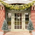 thumbnail image 5 of Gymax 4 FT Artificial Xmas Tree Flocked Christmas Tree w/ 231 PE PVC Branch Tips, 5 of 10