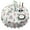 White Princess Castle, variant on Yellow Leopard Pattern Round Tablecloth 60"x60",Wrinkle Wipeable Table Cloth for Kitchen Dining Room Picnic Patio Party