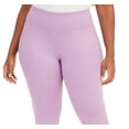 thumbnail image 2 of ID Ideology Women's Cropped Leggings Purple Size 2X, 2 of 3