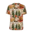 thumbnail image 2 of Daiia Holiday Christmas Stars Mens Baseball Jersey Button Down Shirts Short Sleeve Sports Uniforms-3X-Large, 2 of 9
