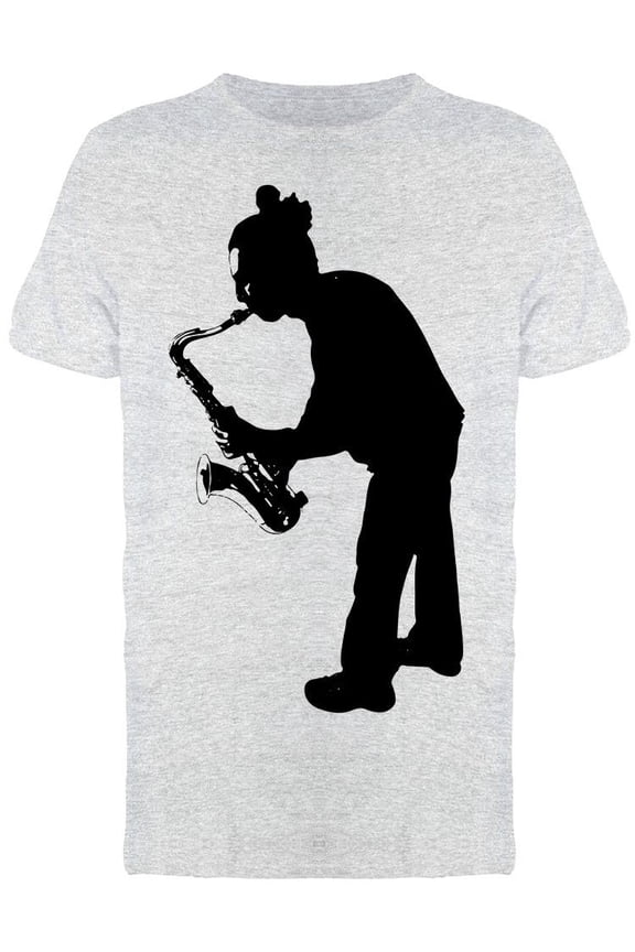 Man Playing Sax Tee Men's -Image by Shutterstock Men's T-shirt