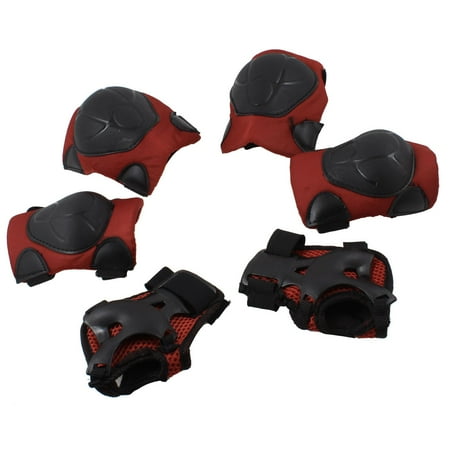 Elbow Guard - 6Pcs Roller Skating Skateborading Knee Brace Elbow Pads Wrist Guard Protective Gear