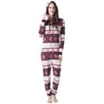 thumbnail image 4 of Richie House Women's Soft and Warm Fleece Jumpsuit RHW2787, 4 of 5