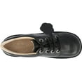 thumbnail image 4 of Kickers Kick Lo Core Black Leather Unisex Lace Up School Shoes, 4 of 8