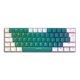 thumbnail image 3 of Teclado de jugador de 62 teclas, interruptor rojo/azul, teclado mecánico con cable para ordenador PC, 3 of 5