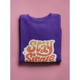 thumbnail image 3 of Stay Single Sweatshirt Women -Smartprints Designs, Female 3X-Large, 3 of 4
